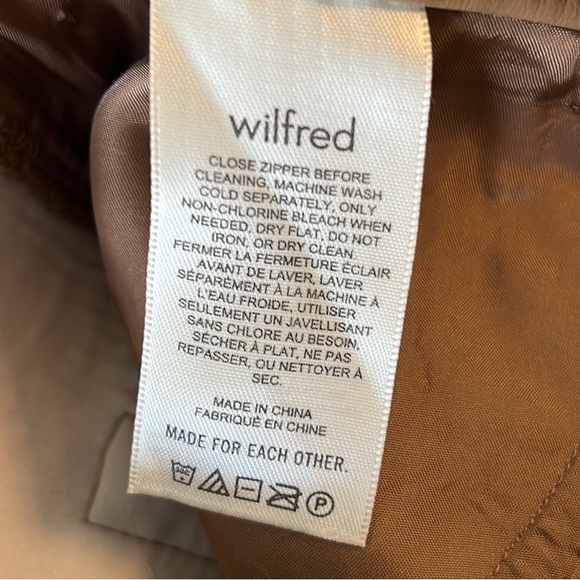 Aritzia Wilfred “The Melina” Camel Vegan Leather High Waist Cropped Pants - 6 - Picture 15 of 16